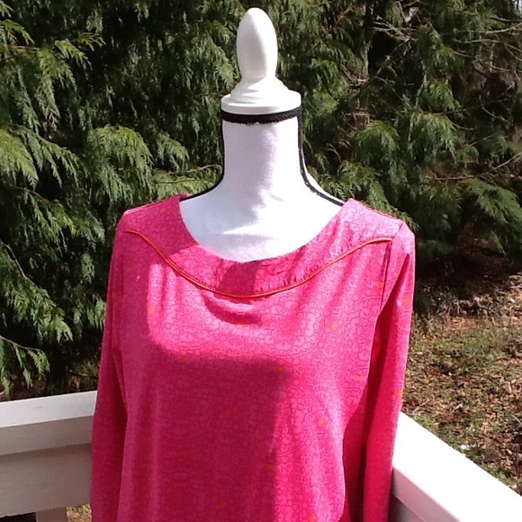 Lands' End print nylon/spandex dress/tunic - Picture 2 of 8